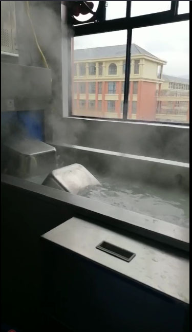 上超蒸汽加热洗碗洗盆机